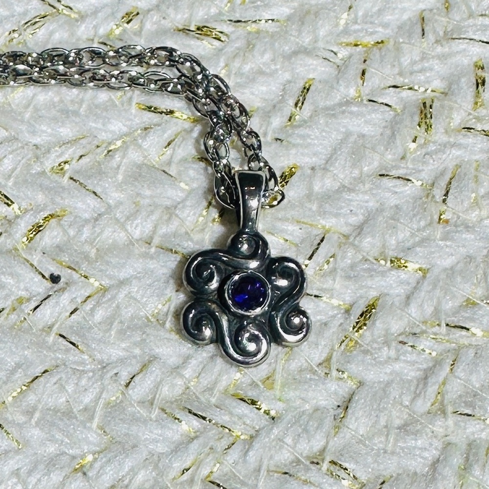 James Avery Gentle Wave Amethyst Pendant